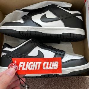 panda dunks grade school size 4.5 womens 6